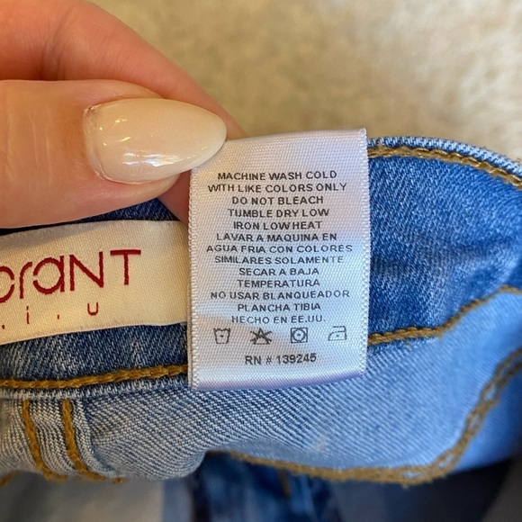 Vibrant High waisted distressed denim jeans size 5 M.I.U - Picture 8 of 11